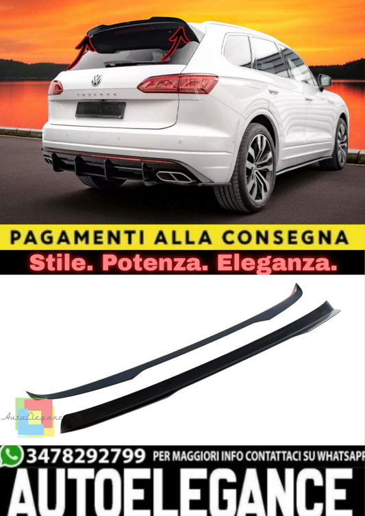 ✨Spoiler Prolunga / Ala Posteriore in ABS per Volkswagen Touareg MK3 R-Line ✨