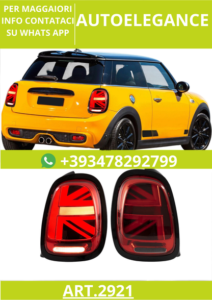 ⭐ART.2921 Fanali Posteriori a LED Rossi con Sequenziale – Mini Cooper F55 / F56⭐