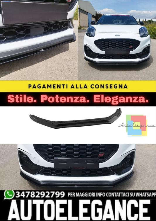 🔥FRONT SPLITTER ADATTO PER FORD PUMA ST (2019)🔥