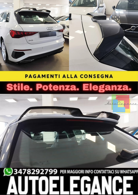 🔥 ROOF SPOILER ADATTO PER AUDI RS3 / S3 / A3 S-LINE 8Y SPORTBACK 🔥