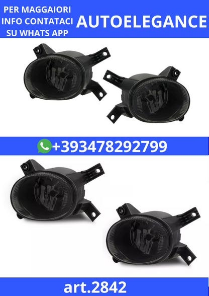 🎀art.2842-Fari Fendinebbia Affumicati compatibili AUDI A3 8P 2003-2012🎀