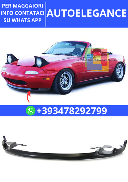 💫Spliter Anteriore a labbro con prese d'aria Airdam per Mazda MX5 NA 89-98💫