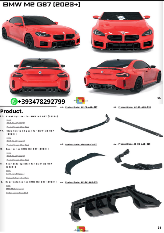 💫Bodykit adatto per BMW M2 G87 2023+💫