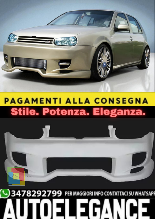 💫 Paraurti Anteriore per VW Golf 4 (1997–2003) – Ricambio Sportivo / OEM Look💫