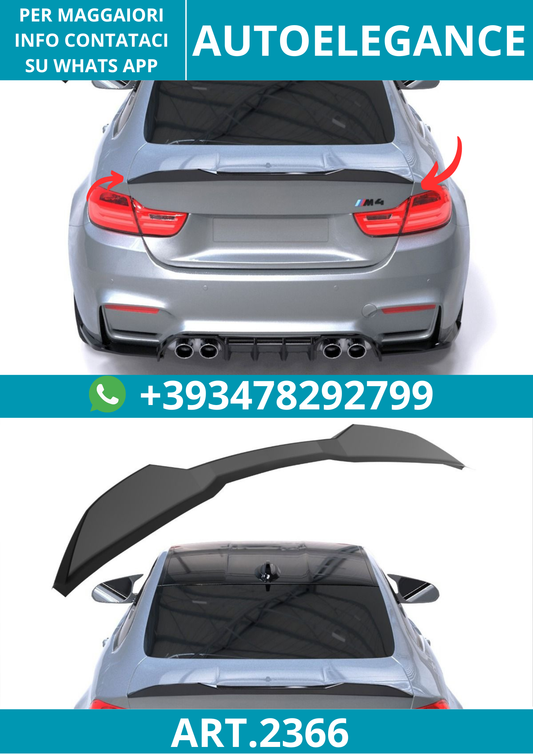 2366 ⭐Spoiler posteriore adatto per BMW Serie 4 F82 M4⭐
