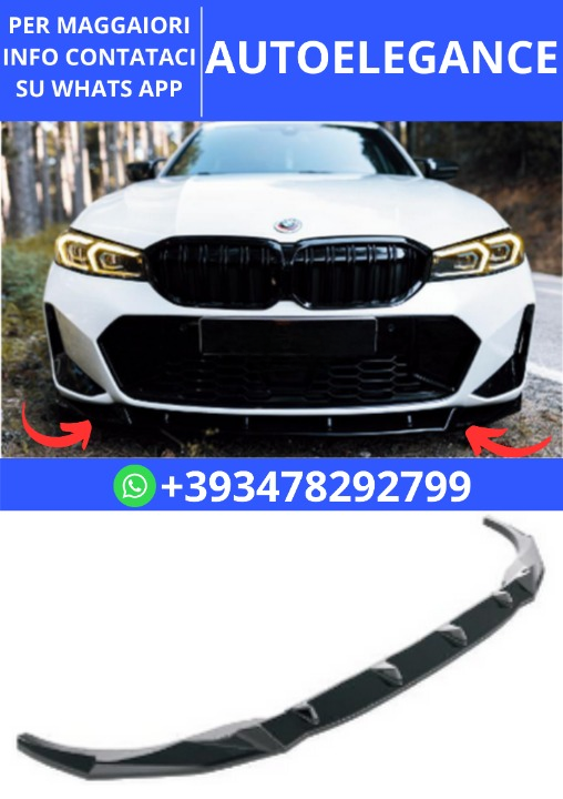 💫ART.2355 SPLITTER BMW 3 SERIES G20 21 M-PACK FACELIFT 2022+💫
