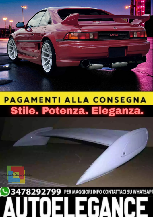 💫Spoiler Posteriore per Toyota MR2 SW20 REV5 (1994–1999) – Spoiler Bagagliaio💫