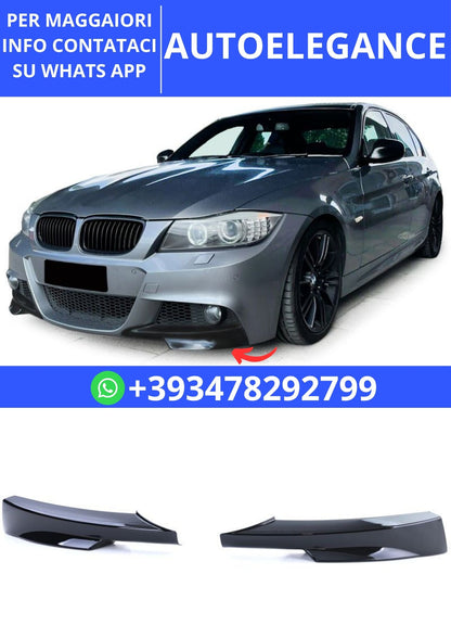 💫Splitter Anteriore Corner Splitter adatto per BMW Serie 3 E90 E91 08-12💫