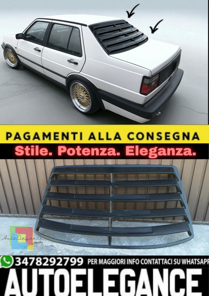 💫 Veneziana / Louver Lunotto Posteriore in ABS per VW Jetta – Look Sportivo💫