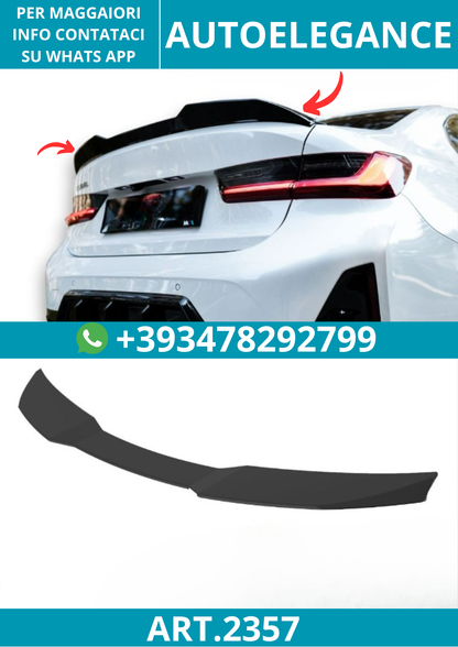2357 ⭐Spoiler posteriore adatto per BMW Serie 3 G20 e M3 G80⭐