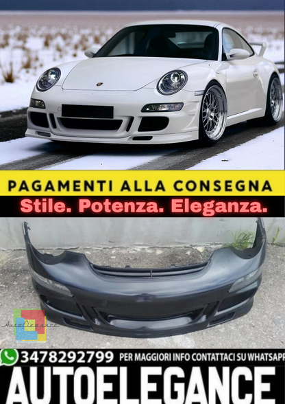 💫Paraurti Anteriore per Porsche 911 997 – Grembiule GT3 GTRS Turbo Look 💫