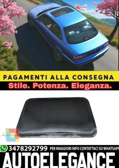 💫Pannello Chiusura  / Sunroof in ABS Nero per BMW Serie 3 E36 (1990–2000)💫