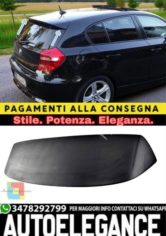 🔥Spoiler Posteriore Tetto per BMW Serie 1 E81 / E87 (2004–2011) 🔥