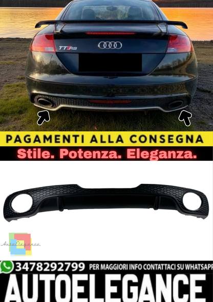 🔥Difusor Trasero para Parachoques Audi TT 8J Coupé/Cabrio S-Line (2006–2014) 🔥