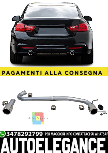 💫Terminale di Scarico Duplex – Conversione per BMW Serie 4 F32 (2014–2020)💫