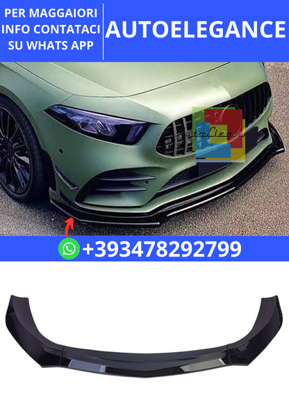 💫Spliter anteriore Lip Sport lucido adatto per Mercedes A W177 V177 dal 2018💫