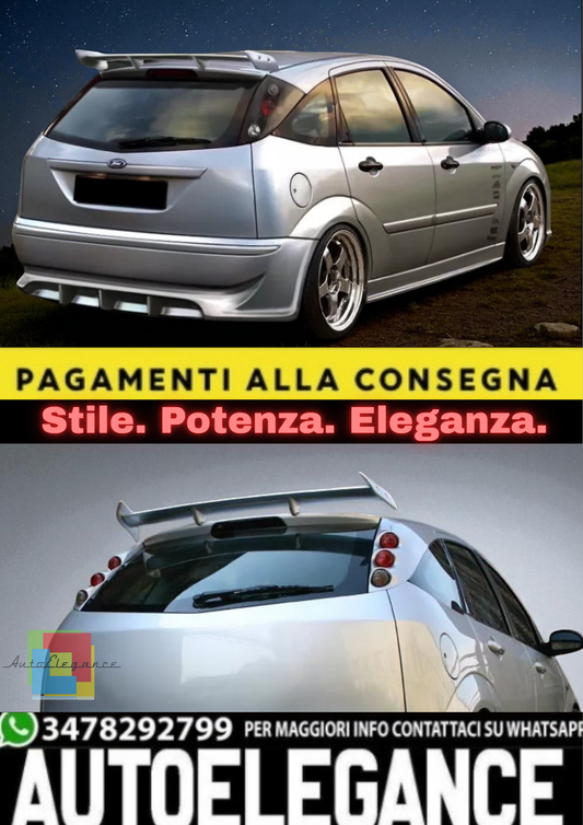 💫 Spoiler Posteriore / Spoiler Tetto TG per Ford Focus Mk1 (1998–2004) 💫