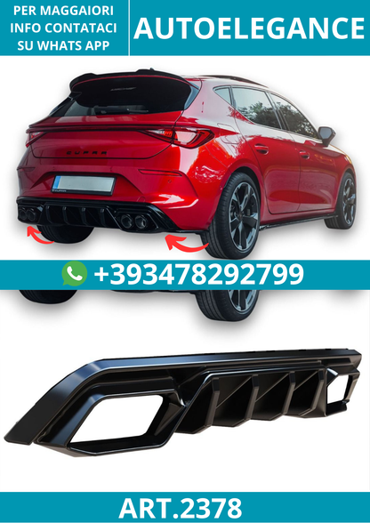 2378⭐Diffusore adatto per Cupra Leon Mk1 (2020-2024)⭐