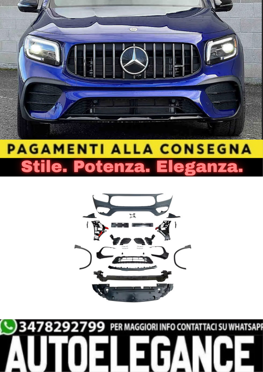 🔥Paraurti anteriore GLB35 AMG Look per Mercedes GLB (X247) (2019-On)🔥