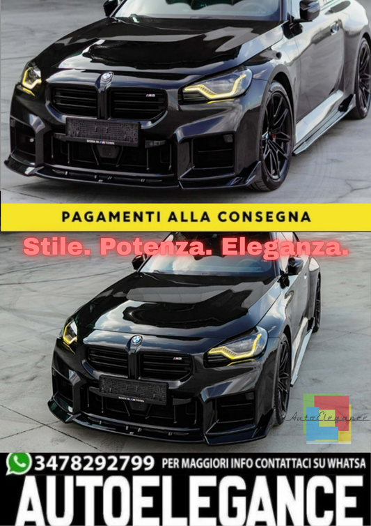 🔥BMW G87 M2 2023+ – BUMPER LIP/FRONT A PLUS M2 V1 STYLE🔥