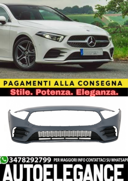 ⭐Paraurti Anteriore adatto per Mercedes A-Class (W177) Hatchback Sedan(2018-On)⭐