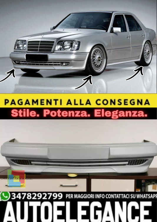 💫 Body Kit Stile AMG per Mercedes W124 (1985–1995) – Paraurti, Minigonne etc💫