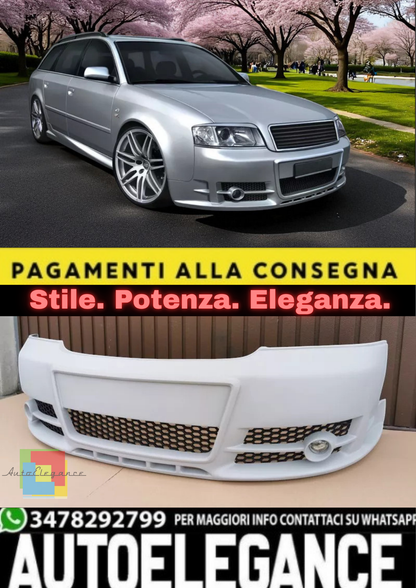 💫Paraurti Anteriore per Audi A6 C5 (1997–2004) – Front Bumper Aftermarket💫
