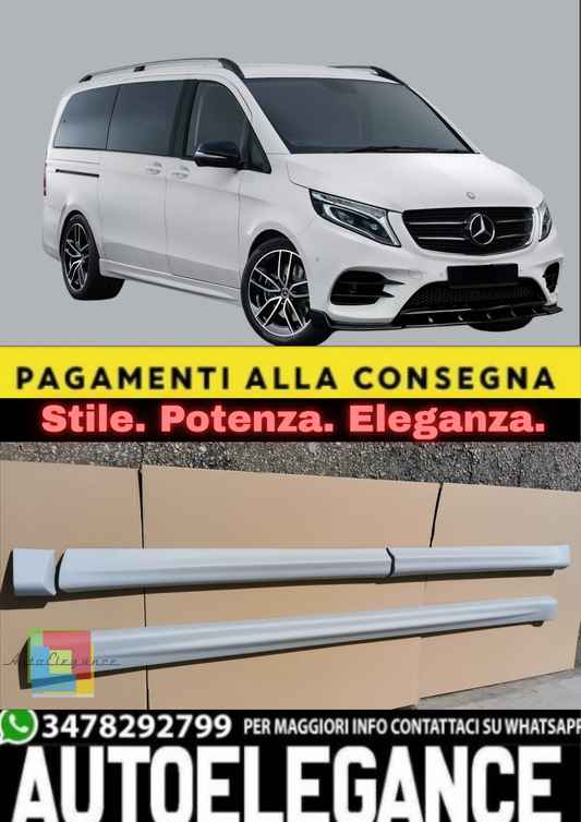 💫Minigonne Laterali per Mercedes-Benz Classe V W447 (2014–2023) – 💫