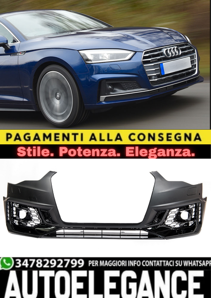 ⭐Paraurti anteriore RS 20 adatto per Audi A5 (8T) Coupe Cabrio Sportback 12-17⭐