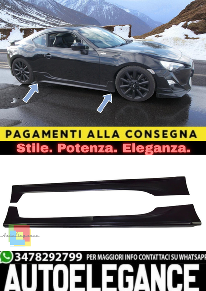 🔥Minigonne Laterali per Toyota GT86 (2012–2021) – Tuning Sportivo in ABS🔥