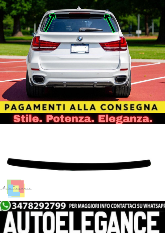 🔥Spoiler Posteriore da Tetto per BMW X5 F15 (2013–2018) – Tuning Sportivo 🔥