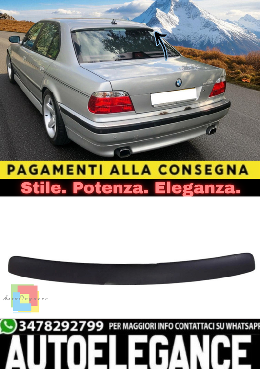 🔥Spoiler Finestrino Posteriore per BMW Serie 7 E38 (1994–2001) – Tuning 🔥