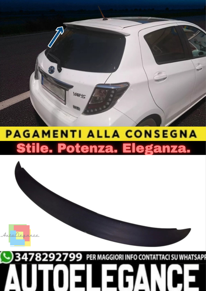 🔥Spoiler Posteriore Tetto per Toyota Yaris 3 (2011+) – Tuning Sportivo in ABS🔥