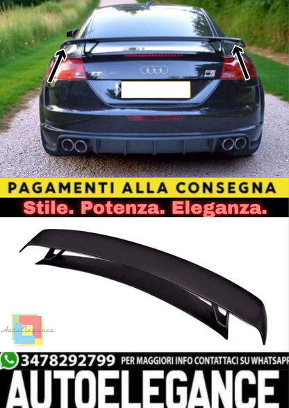 🔥Spoiler Posteriore per Audi TT 8J (2006–2014) – Aletta Baule Tuning in ABS🔥