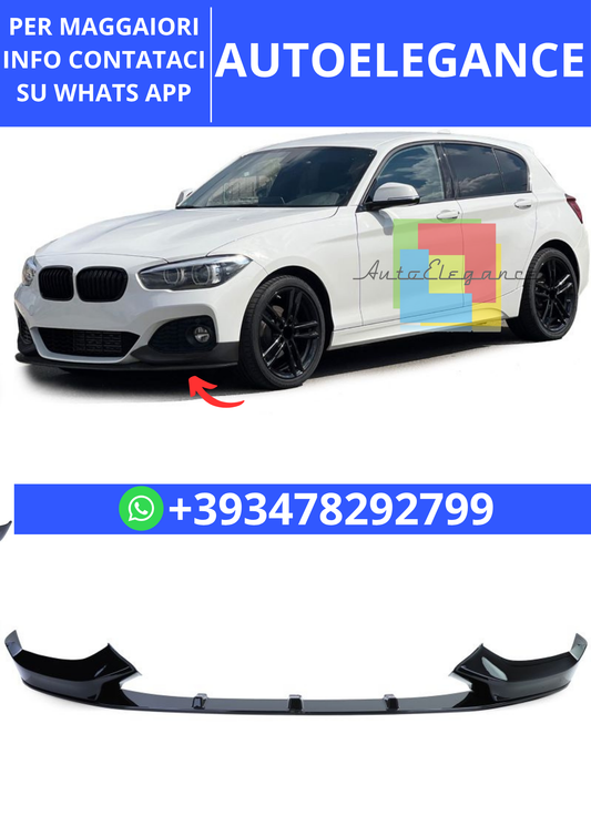 💫Spoiler anteriore adatto per BMW Serie 1 F20 F21 Facelift 15-19💫
