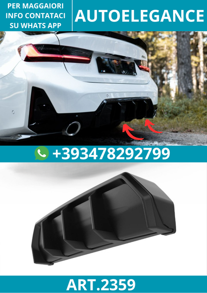 2359⭐Diffusore adatto per BMW Serie 3 M‑Pack G20/G21 Facelift (2022+)⭐