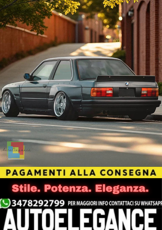 💫Spoiler Posteriore Ducktail V2 per BMW E30 – Alettoncino Bagagliaio 💫