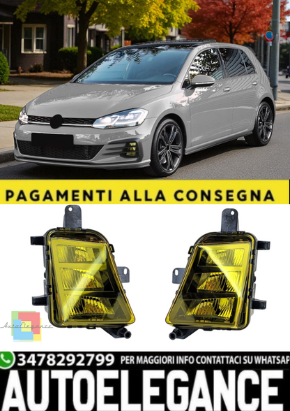💫Fendinebbia a LED Gialli per VW Golf 7 GTI / GTD 5G1 (2013–2020) 💫