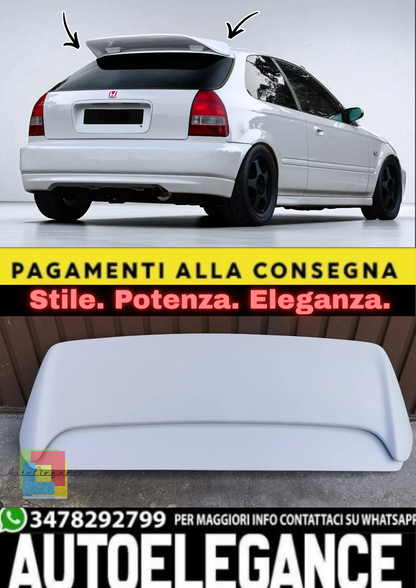 💫 Spoiler Posteriore Stile Zeal / Type-R per Honda Civic VI (1995–2001) –💫