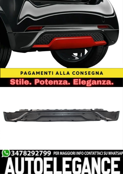 🔥REAR BUMPER DIFFUSER FOR SMART FORTWO (453) COUPÉ / CABRIO 2014–2020🔥