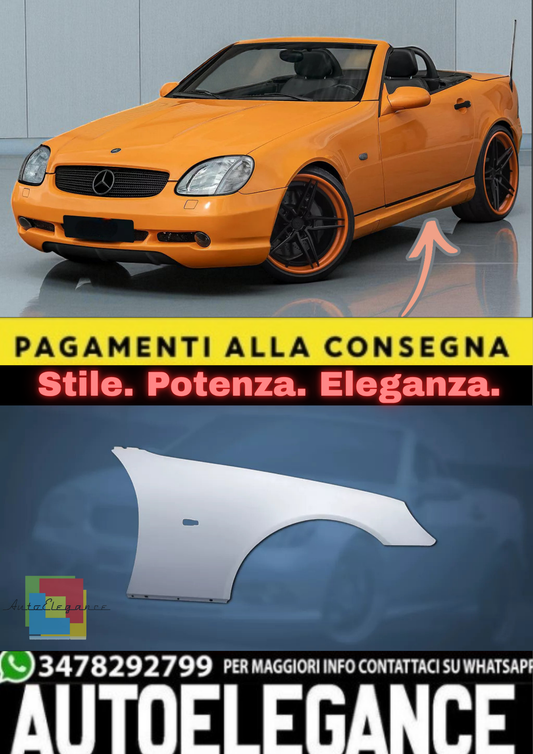 💫 Set Parafanghi Sinistro + Destro in Vetroresina per Mercedes SLK R170💫