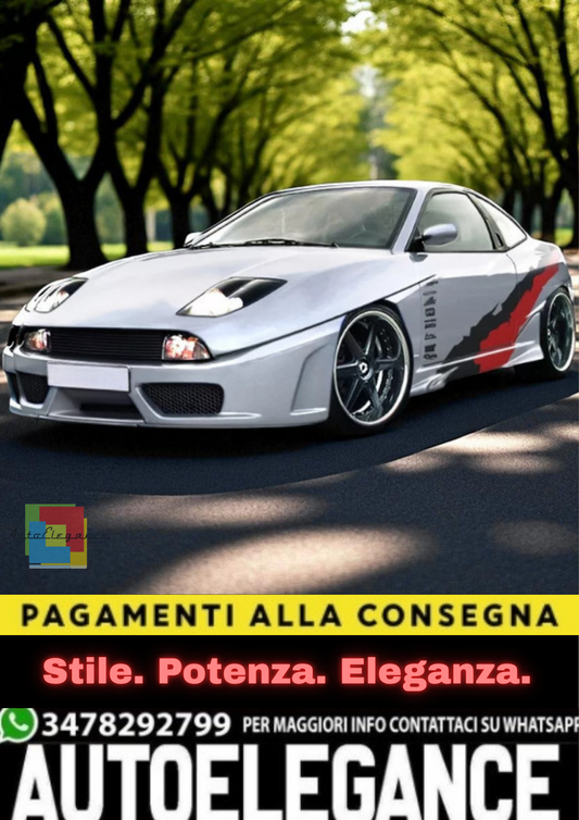 💫Paraurti Anteriore per Fiat Coupé (1994–2000) – Front Bumper Sportivo / OEM💫