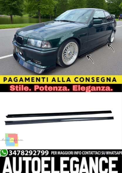 🔥SOTTO Minigonne Laterali in ABS per BMW Serie 3 E36 (1990–2000)🔥