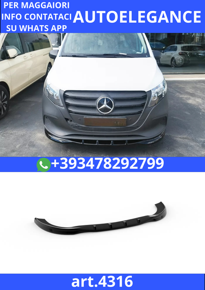 😎ART.4316 SPLITTER ANTERIORE ADATTO PER MERCEDES VITO W447 FACELIFT 2024+😎