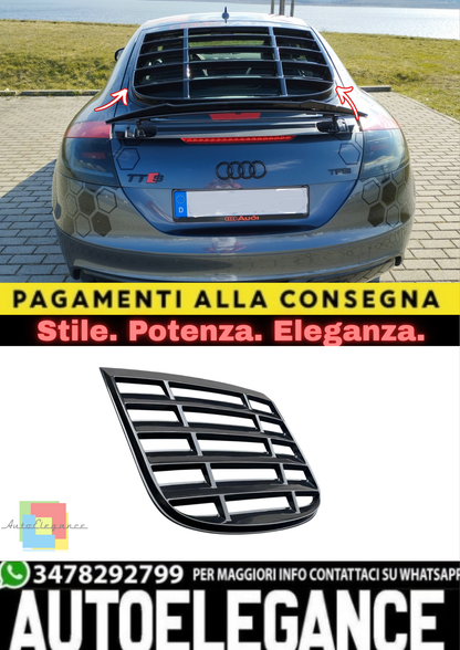 🔥LOUVER LUNOTTO POSTERIORE ABS NERE AUTT8J  (2006–2014)🔥