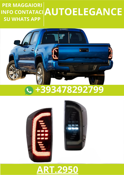 ⭐ART.2950 Fanali Posteriori a LED con Sequenziale – Toyota Tacoma (2016–2021)⭐