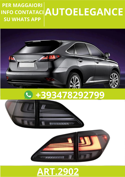 ⭐ART.2902 Fanali Posteriori a LED con Sequenziale – Lexus RX350 / RX450 / RX270⭐