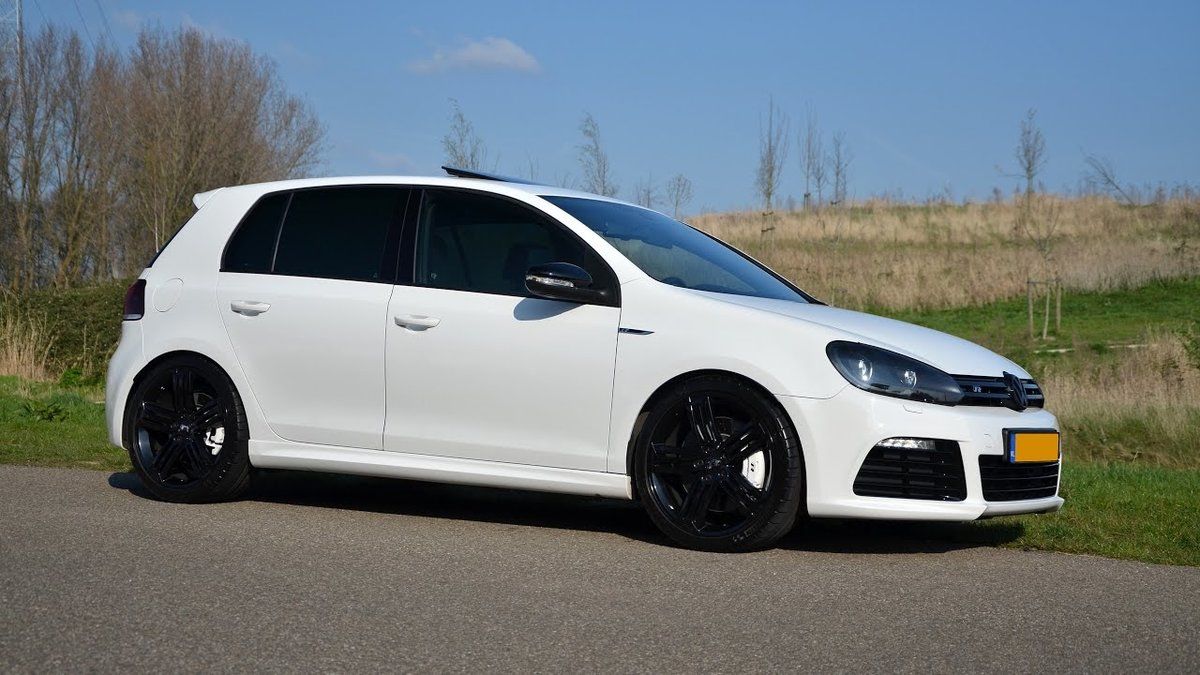 MINIGONNE LATERALI PER VW GOLF 6 2008-2013 LOOK R20 IN ABS