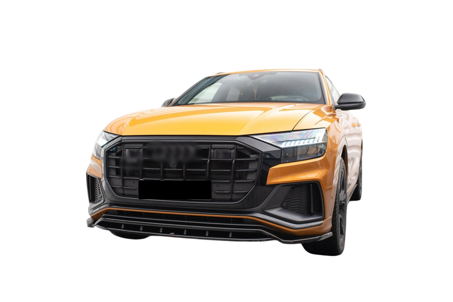 💫ART.4382 Splitter (Nero Lucido) adatto per Audi Q8 2018-2023 S-Line💫