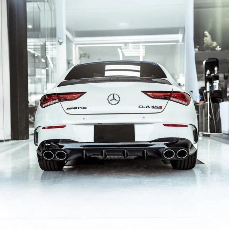 💫ART.6635 TERMINALI DI SCARICO Look AMG per Mercedes Classe A / CLA / GLA / GLB 💫